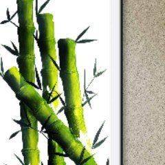 Painting Bamboo, Bamboo Leaves Painting, Watercolor Bamboo Tutorial, Bamboo Art Painting, Bamboo Chinese Painting, Abstract Floral Paintings, Flat Brush, Painting Tile, Painting Process