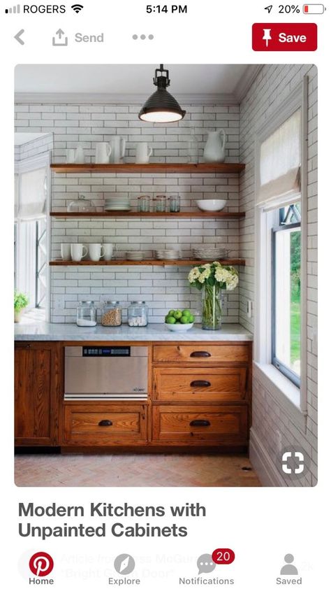 Backsplash With Dark Cabinets, Trendy Kitchen Backsplash, Oak Kitchen Cabinets, New Kitchen Cabinets, Wood Kitchen Cabinets, Oak Kitchen, Diy Kitchen Cabinets, Apartment Kitchen, Kitchen Tiles Backsplash