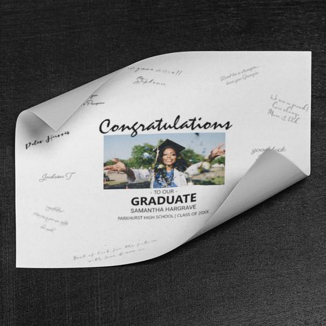 Poster Advertisement, Graduate Photo, Graduation Poster, Unique Graduation Gifts, Template Text, Graduation Thank You Cards, Senior Gifts, High School Classes, Congratulations Graduate