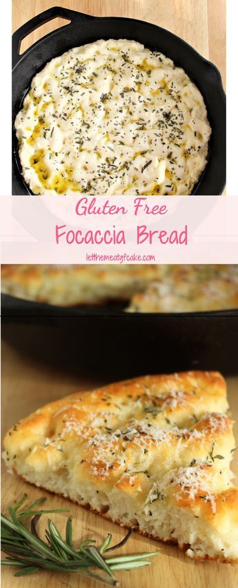 Gluten Free Focaccia Bread, Cookie Dough Vegan, Gluten Free Focaccia, Rosemary Sea Salt, Glutenfri Baking, Focaccia Bread Recipe, Cookies Gluten Free, Gluten Free Recipes Bread, Best Gluten Free