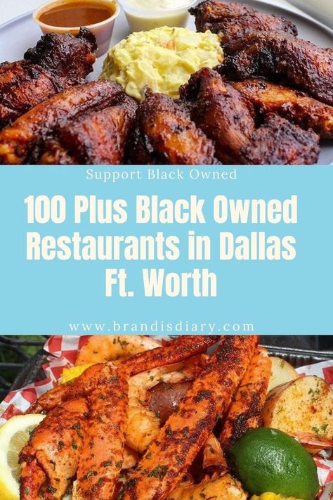 Black Owned Restaurants Dallas, Dallas Texas Black Owned, Texas Treats, Black Owned Restaurants, 100 Plus, Fort Worth Texas, Travel Places, Dallas Fort Worth, Foodie Travel