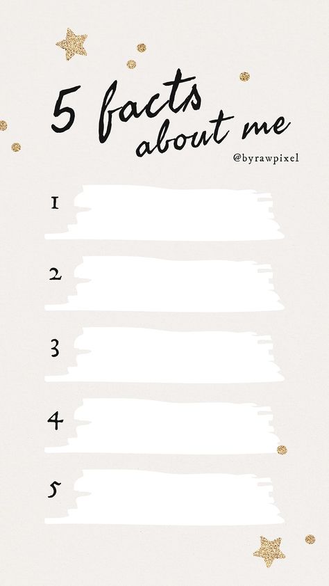 Cute blank social media story | Free Photo - rawpixel 5 Facts About Me, Paper Texture Background Design, To Do Lists Aesthetic, Fact About Me, About Me Template, Snapchat Template, Instagram Story Questions, Facts About Me, Certificate Design Template