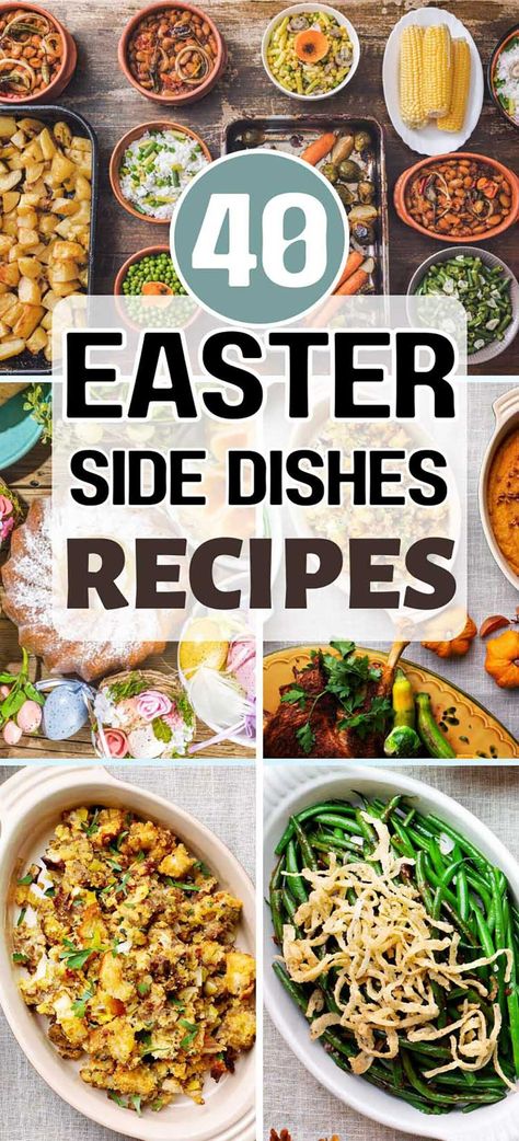 Best Easter Side Dishes Easter Side Dish Recipes, Easter Dinner Side Dishes, Easter Breads, Easter Dinner Sides, Easter Side Dish, Easter Side Dishes Recipes, Easy Scalloped Potatoes Recipe, Easter Sides, Southern Side Dishes