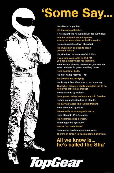 All we know is, he's called the Stig Top Gear Funny, The Stig, Top Gear Uk, Jeremy Clarkson, All We Know, Seinfeld, Top Gear, Grand Tour, Golden Girls