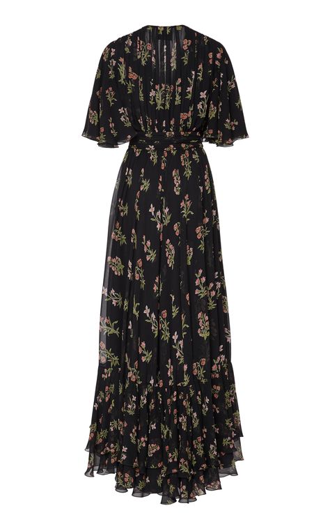 Giambattista Valli Floral Surplice Silk Maxi Dress Dress With Pattern, Fashion Tricks, Latest Fashion Trend, Silk Maxi, فستان سهرة, Silk Maxi Dress, Giambattista Valli, Women Maxi, 가을 패션