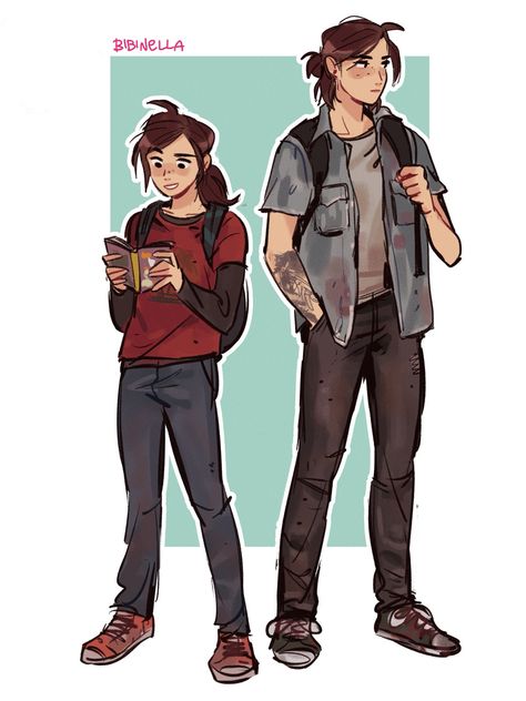 The Last Of Us 2023, Joel And Ellie, The Last Of Us2, Last Of Us, Commissions Open, Drawing Reference Poses, Art Inspiration Drawing, Art Sketchbook, Drawing Reference