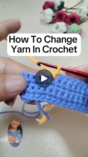 4.2K views · 63 reactions | 🧶✨ How to Change Yarn in Crochet (Mid-Row) ✨🧶

🌟 Crochet lovers, ever wonder how to switch yarn colors right in the middle of a row without missing a stitch? In this quick video, I'll show you the easiest way to make that seamless transition! 💫

Whether you're creating stripes, color-blocking, or just adding a pop of color, this technique will have your projects looking flawless! 🎨👌

👉 Watch the video now and level up your crochet game in minutes! Don’t forget to share your colorful creations in the comments!👇 | DailyCrochet.com | DailyCrochet.com · Original audio Crochet Game, Your Crochet, Seamless Transition, Crochet Lovers, Yarn Colors, Level Up, In The Middle, The Middle, Color Blocking