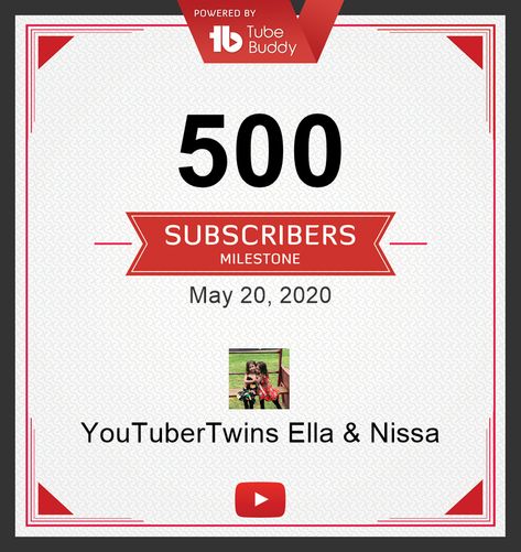 500 Subscribers Milestone! via @TubeBuddy I Woke Up Today, 100 Subscribers, Thank You Video, Youtube Channel Subscribe, American Truck Simulator, Someone Like Me, Write To Me, Proud Of Me, You Youtube