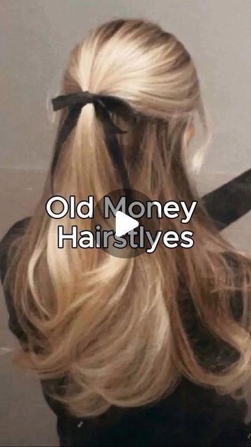 Old Fashioned Hairstyles, Old Money Hairstyles, Simple Elegant Hairstyles, Sophisticated Hairstyles, Classy Hairstyles, Money Girl, Old Hairstyles, Kadeřnické Trendy, Hairstyles For Girls