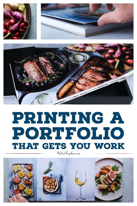 Printing A Portfolio That Gets You Work Photography Portfolio Layout, Print Portfolio, Food Photography Tutorial, Best Food Photography, Printed Portfolio, Food Blogging, Photographer Inspiration, Eat Together, La Food