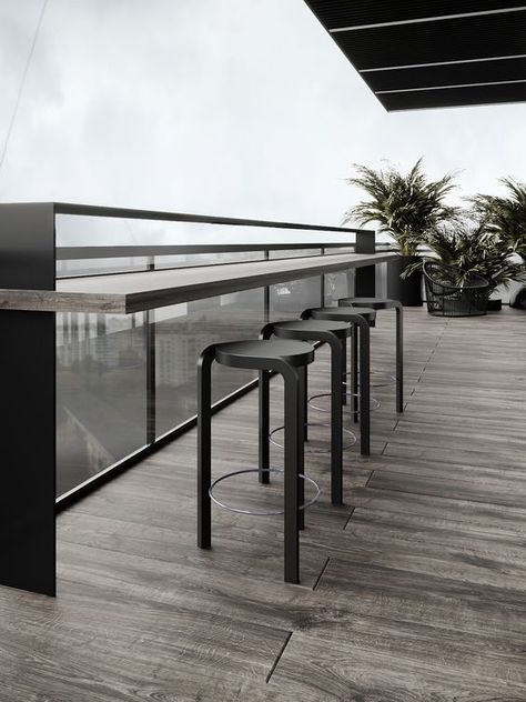 Privacy Balcony, Apartment Privacy, Big Balcony, Terrasse Design, Balkon Decor, Balcony Bar, Modern Balcony, Terrace Decor, Rooftop Terrace Design