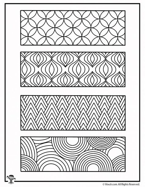 Printable Coloring Bookmarks | Woo! Jr. Kids Activities : Children's Publishing Printable Coloring Bookmarks, Coloring Bookmarks Free, Free Printable Bookmarks, Coloring Pages For Grown Ups, Bookmark Craft, Coloring Bookmarks, Adult Coloring Designs, Bookmark Template, Pattern Coloring Pages