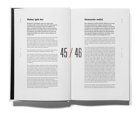 Page numbers. Also, a look at page size as a feature in itself. I like the slight elongation of the page. Layout Editoriale, Numbers Design, Graphic Design Magazine, 보고서 디자인, Editorial Layouts, Mises En Page Design Graphique, Book Design Inspiration, Editorial Design Layout, Buch Design