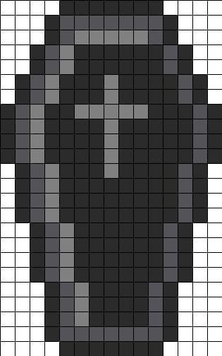 Alpha Patterns Halloween, Goth Perler Bead Patterns, Halloween Alpha Pattern, Pearled Bead, Perler Pattern, Kandi Cuff Patterns, Pearl Beads Pattern, Easy Perler Beads Ideas, Kandi Cuff