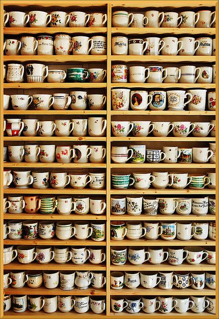 collection » This will be me someday! I get a mug from every new place I travel to! Kabinet Dapur, Mug Display, Coffee Station, Different Kinds, Mug Shots, Displaying Collections, Cups And Mugs, Ceramic Mugs, Coffee Bar