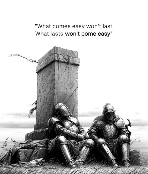 Easy things won't last⬇️ Things that are quickly and effortlessly gained tend to be fleeting and lack depth. For example, instant gratification or shortcuts might bring you temporary satisfaction, Right! but they rarely lead to long-term fulfillment or stability. True lasting success and fulfillment require effort, dedication, and perseverance. Challenges and hard work often lead to more meaningful and enduring results. This knowledge teaches you to value the process of working hard and d... Creepy Poems, Hard Images, Motivational Ideas, Billionaire Motivation, Dragon Quotes, Stoicism Quotes, Be Motivated, Stoic Quotes, Self Improvement Quotes