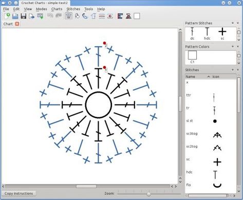 how to enlarge a crochet grid net pattern - Search Crochet Tutorial Pattern, Crochet Symbols, Crochet Tools, Chart Design, Crochet Diagram, Crochet Chart, Love Crochet, Knitting Techniques, Crochet Techniques