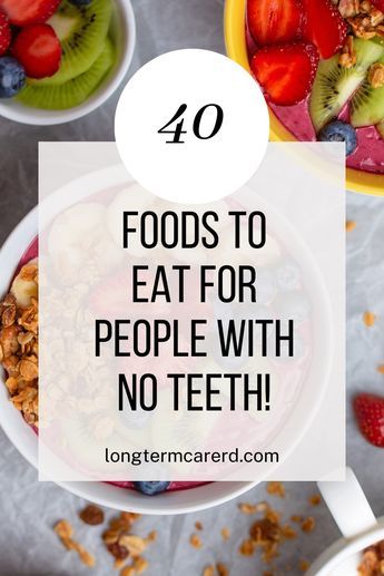 If you have no teeth, dentures and are looking for nutritious foods then this is for you!  Here are the top 40 foods to eat for people with no teeth! Denture Friendly Meals, What To Eat With No Teeth, Food For No Teeth Adults, Meals For No Teeth Adults, Wisdom Teeth Foods, Soft Foods For Dentures, Soft Dinner Ideas After Dental Surgery, Food For People With No Teeth, Meals For People With No Teeth