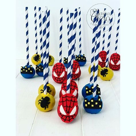 Spiderman #marinaoteropasteleria #superheroes #spidermancakepops Spiderman Cakepops, Spiderman Cake, Cake Pop, Cakepops, Cake Pops, Womens Flip Flop, Spiderman, Marvel, Cake