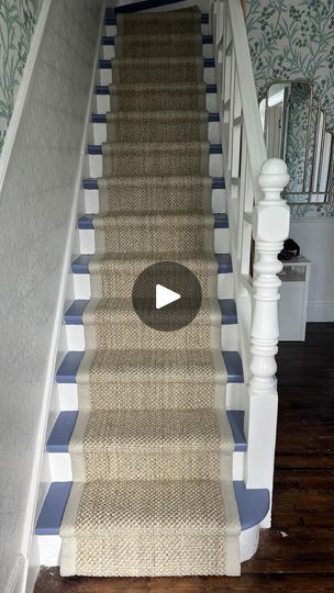 Diy Stair Runner, Stairs Width, Hallway Stairs, Carpet Tape, Diy Stairs, The Runner, Spray Adhesive, Stair Runner, Straight Line