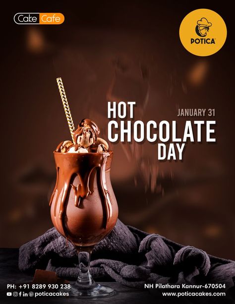 Hot Chocolate Advertising, Milkshake Ads, Hot Chocolate Poster, Glass Typography, Corel Draw Tutorial, Rainy Day Recipes, Art Competition Ideas, Photoshop Tutorial Graphics, Chocolate Photos