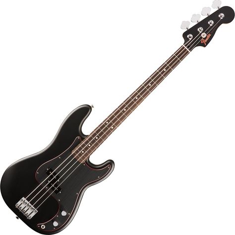 0140175506_gtr_frt_001_rr_front. Fender Precision Bass, Black Bass, Duff Mckagan, Fender Squier, Fender Guitar, Garage Band, Black Parade, Bass Amps, Guitar Tutorial