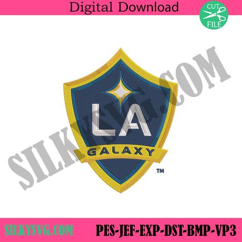 LA Galaxy Logo Machine Embroidery Digital Design File, LA Galaxy Soccer Team Embroidery Instant Download, LA Galaxy Embroidery Instant Design Download, https://silkysvg.com/product/la-galaxy-logo-machine-embroidery-digital-design-file-la-galaxy-soccer-team-embroidery-instant-download-la-galaxy-embroidery-instant-design-download-th14062024tmlst13/, 3.8 Check more at... Galaxy Embroidery, La Galaxy Soccer, Galaxy Logo, Trending Svg, Soccer Team, Logo Embroidery, Embroidery Files, Embroidery Logo, 4th Of July