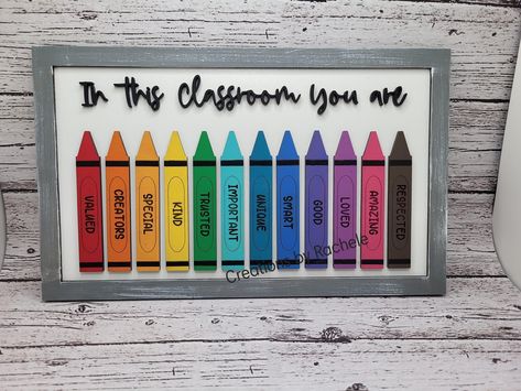 Crayon Decor, Crayon Themed Classroom, Market Day Ideas, Dragons Love Tacos, Middle School Libraries, Arts Integration, Classroom Gifts, Diy Teacher Gifts, Classroom Setting