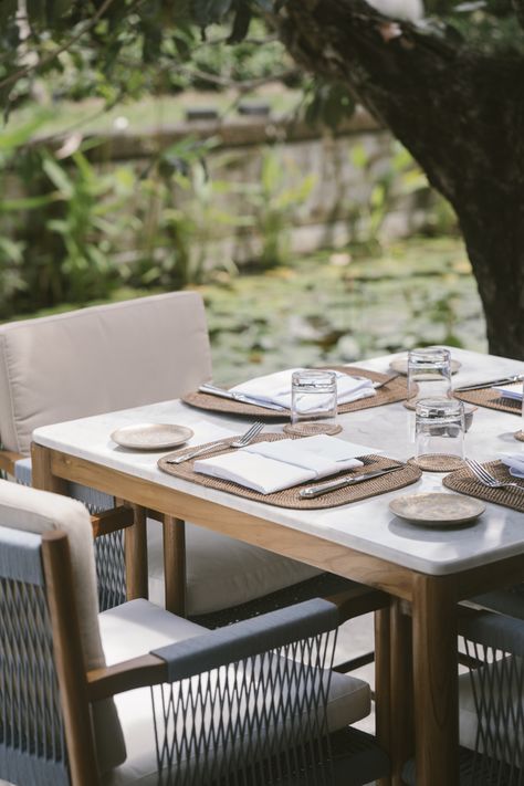 Winter getaway inspiration: Bali | Vogue Paris Terrace Dining, Dining Table Outdoor, Best Of Bali, Sofitel Hotel, Rice Paddies, Restaurant Patio, Dining Design, Kuching, Winter Getaway