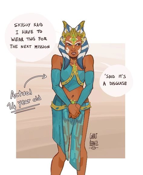 Star Wars Obi Wan, High Ground, Star Wars Ahsoka, Star Wars Jokes, Star Wars Drawings, Star Wars Comics, Star Wars Women, Star Wars Wallpaper, Ahsoka Tano