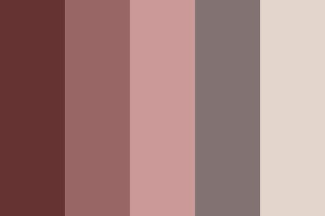 Rose Brown Colour Palette, Dessert Rose Color Palette, Roses Color Palette, Art Pallette, Zyla Colors, Brow Palette, Rum Raisin, Brown Color Palette, Color Reference