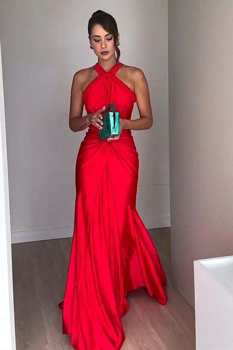 shineinsky One Shoulder Dress Long, Bodycon Evening Dress, Satin Dress Long, Long Red Dress, Evening Party Gowns, Casual Wedding Dress, Feather Dress, Maxi Dress Evening, Dresses Evening