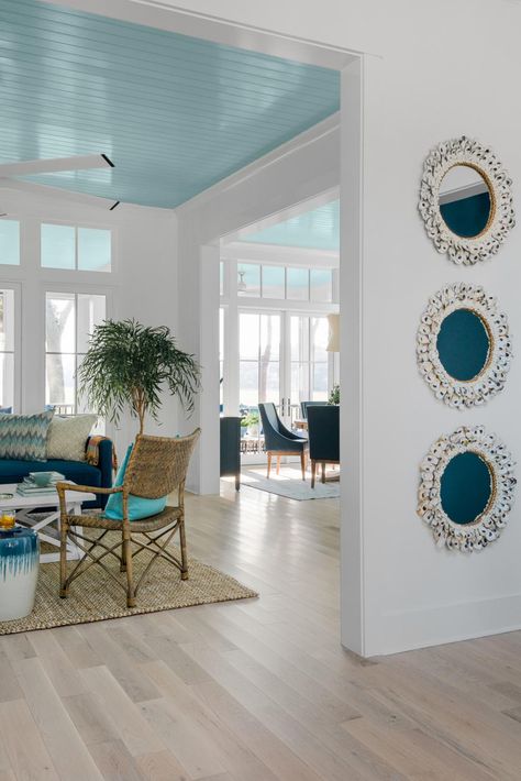 HGTV Dream Home 2020: Great Room Pictures | HGTV Dream Home 2020 | HGTV 1920s Interior Design, Hgtv Dream Homes, Hgtv Dream Home, Open Dining Room, Dining Room Combo, Beach House Interior, Room Pictures, Great Room, Paint Colors For Home