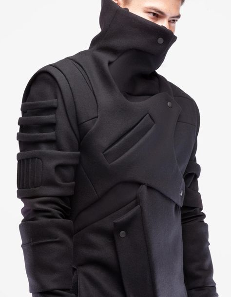 Techwear Fashion, Cyberpunk Clothes, Wrinkled Clothes, Sci Fi Fashion, Urban Style Outfits, Cyberpunk Fashion, Minimal Look, Cyberpunk Style, Tech Fashion