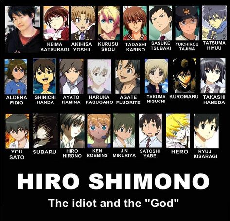 Inuyashiki Hiro, Hiro Shimono, Kaleido Star, Baka To Test, Anime Voice Actors, Shimono Hiro, Anime Facts, Demotivational Posters, Butler Anime