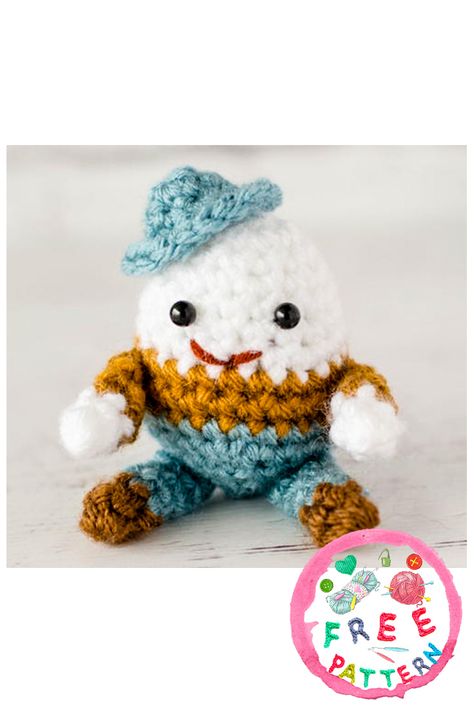 amigurumi free pattern;amigurumi doll;amigurumi for beginners;amigurumi pattern;amigurumi doll pattern free;amigurumi free pattern beginner;amigurumi free pattern animals; Humpty Dumpty Crochet Pattern Free, Crochet Minis, Crochet Easter Basket Pattern, Easter Basket Pattern, Crochet Conversion Chart, Beginner Amigurumi, Crochet Easter Basket, Beginners Amigurumi, Crochet Baby Items