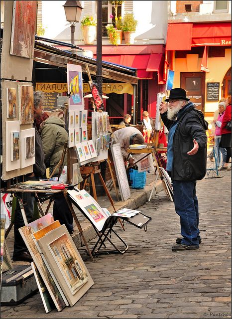 Paris Montmartre : Place du Tertre painters Place Du Tertre, Montmartre Paris, I Love Paris, Living In Paris, Paris Travel, France Travel, Favorite City, Versailles, Travel Dreams