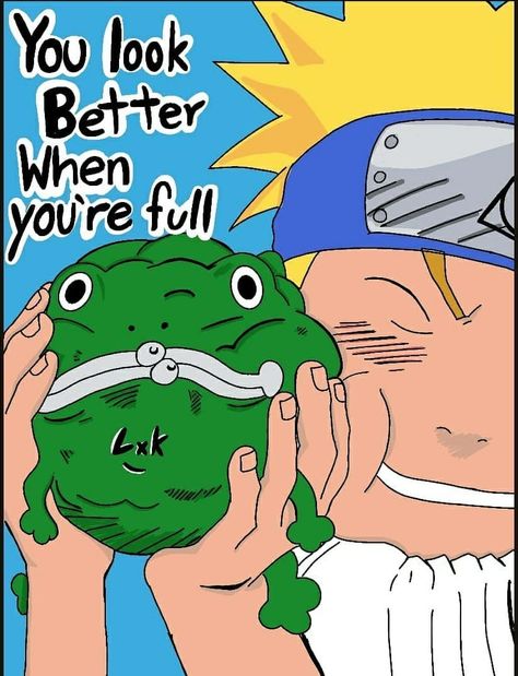 The excitement on Naruto's face is priceless!! I love his frog wallet ever since I saw it lol. One day I'm going to get myself one.