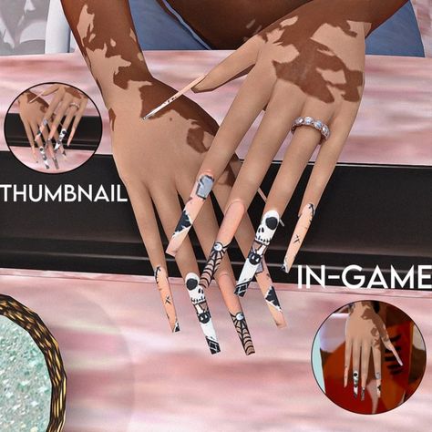 Stitch Nails, Sims 4 Nails, Toddler Poses, Sims 4 Patreon, Sims 4 Challenges, Sims 4 Collections, Cc Sims, The Sims4, Sims 4 Custom Content