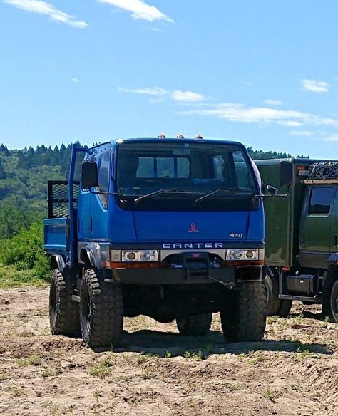 Mitsubishi Canter 4x4 Camper, Mitsubishi Canter 4x4, Mini Trucks 4x4, Fj40 Landcruiser, Mitsubishi Canter, Jeep Mods, Expedition Truck, Truck Camping, Overland Vehicles