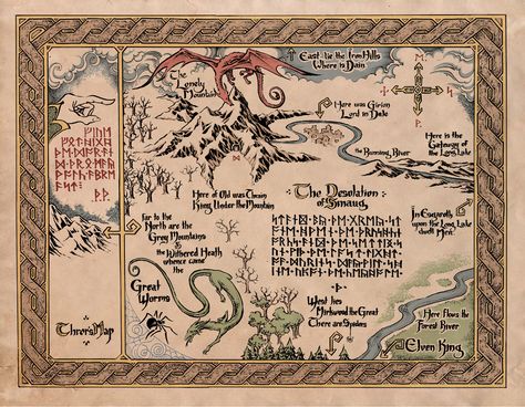 The desolation of Smaug. That's right Selkie Lore, The Hobbit Map, Casa Do Hobbit, Lotr Party, Hobbit Holes, Wall Blanket, Hobbit Party, Middle Earth Map, Mood Bored