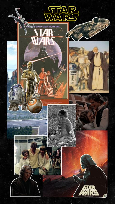 Starwars Collage Wallpaper, Star Wars Moodboard, Star Wars Collage, Collage Moodboard, Aesthetic Shuffles, Aesthetic Lockscreen, Moodboard Aesthetic, Different Aesthetics, Connect With People