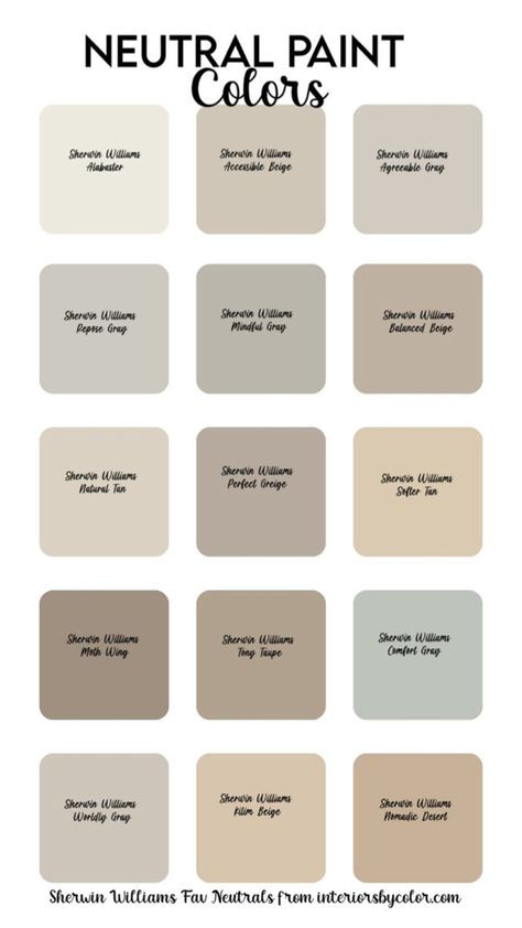 Interiors by colors.com Oakland Taupe, Light Taupe Paint Color, Best Taupe Paint Color, Warm Paint Colors For Living Room, Taupe Wall Color, Neutral Paint Color Palette, Neutral Color Palette For Home, Neutral Paint Colors Sherwin Williams, Neutral Wall Color