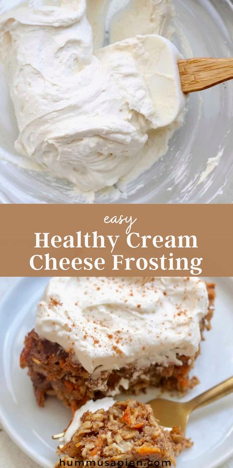 Indulge in the creamy goodness of this delightful cream cheese topping that adds a touch of elegance to any dessert. Perfect for cakes, cupcakes, or even pancakes, this luscious topping brings a rich, smooth texture and a hint of sweetness that will leave your taste buds craving more. Easy to make and versatile, it's the ideal way to elevate your favorite treats and impress your guests with a homemade touch. Whether you're hosting a brunch or simply treating yourself, this cream cheese topping is sure to become a staple in your kitchen. Cream Cheese Frosting With Maple Syrup, Low Cal Cream Cheese Frosting, Healthy Maple Syrup Recipes, Healthy Cream Cheese Frosting Recipe, Healthy Carrot Cake Frosting, Healthy Birthday Dessert Ideas, Low Fat Cream Cheese Frosting, Healthy Cream Cheese Icing, Low Calorie Cream Cheese Frosting