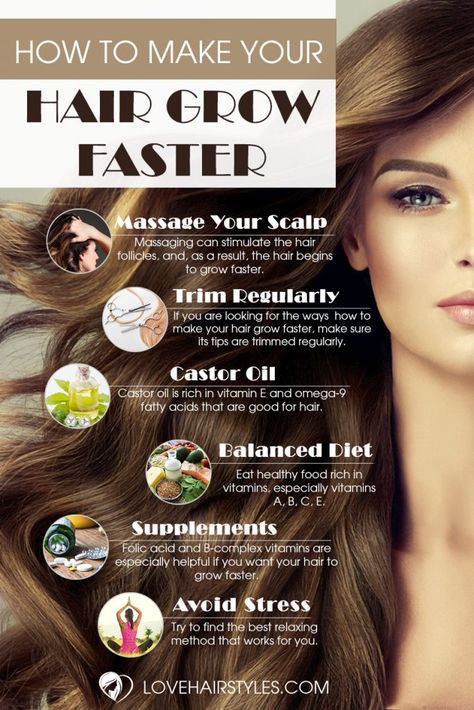 Ways How to Make Your Hair Grow Faster ★ See more: https://lovehairstyles.com/how-to-make-your-hair-grow-faster/ Make Hair Grow Faster, Make Your Hair Grow Faster, Help Hair Growth, Hair Grow Faster, Help Hair Grow, Make Hair Grow, How To Grow Your Hair Faster, Hair Growing Tips, Fast Hairstyles