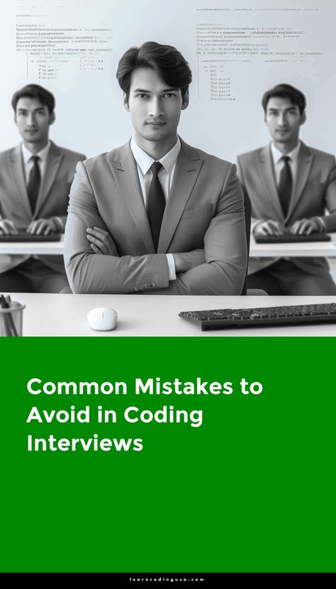 Coding interviews play a crucial role in the job application process as they help assess a candidate's coding skills and problem-solving abilities. Employers use coding interviews as a way to evaluate if an applicant is suitable for a technical role.



Overview of the Topic: Common Mistakes to Avoid in Coding Interviews



In coding interviews, many candidates make mistakes that can hinder their chances of securing a job offer. By understanding these common mistakes, applicants can better prepare themselves and increase their chances of success.



One mistake to avoid is neglecting to practice coding problems before the interview. Lack of preparation can lead to difficulty in solving real-time coding challenges under pressure.



Another common mistake is not . . . Problem Statement, Improve Communication Skills, Lack Of Confidence, Data Structures, Learn To Code, Job Application, Thought Process, Under Pressure, Interview Questions