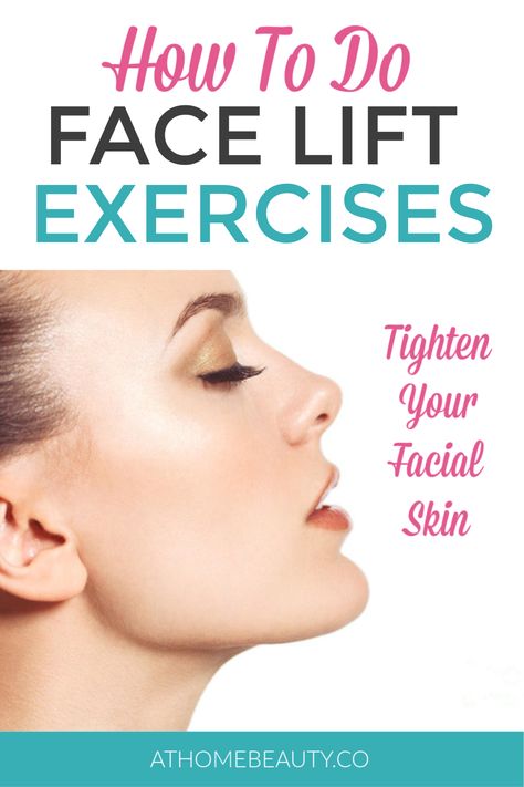 Tighten Neck Skin, Face Lift Exercises, Sagging Cheeks, Tighten Facial Skin, Chin Exercises, Face Tightening, Face Yoga Exercises, Face Yoga Facial Exercises, Tighten Loose Skin