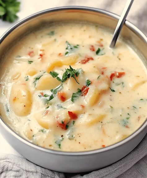 Creamy, hearty, and delicious, this potato soup recipe is easy to make with Yukon Gold potatoes, cheddar cheese, and savory aromatics. Yukon Potato Recipes, Best Potato Soup Recipe, The Best Potato Soup, Gold Potato Recipes, Potato Cheddar Soup, Cheddar Recipes, Best Potato Soup, Cream Soup Recipes, Yukon Potatoes