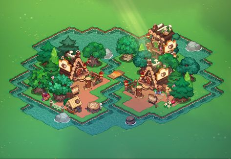 Cookie Run Kingdom Layout Lumberjack, Cookie Run Kingdom Lumberjack Lodge Layout, Cookie Run Layout, Crk Builds, Cookie Run Kingdom Layout, Crk Ideas, Crk Layout, Kingdom Layout, Minecraft Cookies