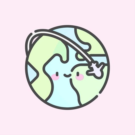 Internet Icon Aesthetic, Cartoon App Icon, Logo Apps, Kawaii Weather, Maps Icon, Icons Phone, Icon Maker, Kawaii App, Internet Icon